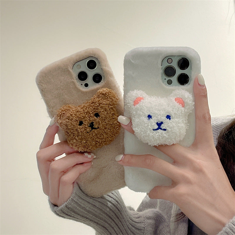 Plush Bear Model All-Inclusive Phone Case