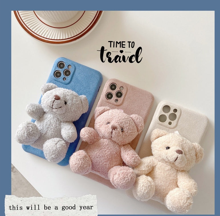 Plush Bear Mobile Phone Case