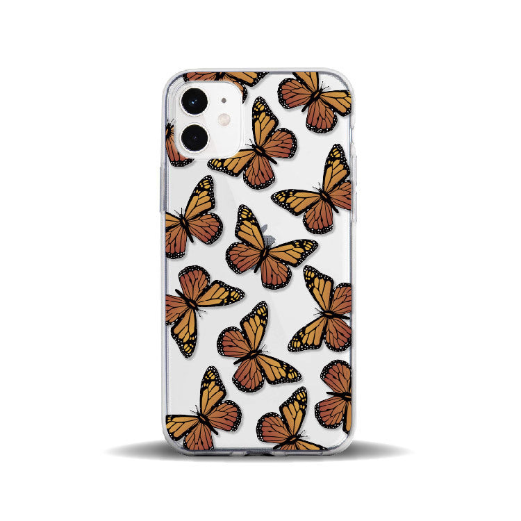 Six-color Butterfly Painted TPU Soft Shell