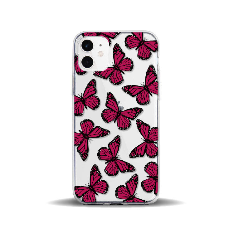 Six-color Butterfly Painted TPU Soft Shell