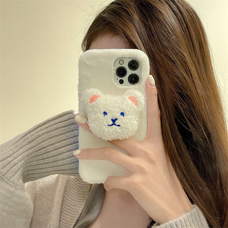 Plush Bear Model All-Inclusive Phone Case