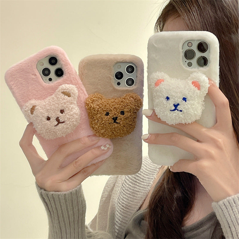 Plush Bear Model All-Inclusive Phone Case