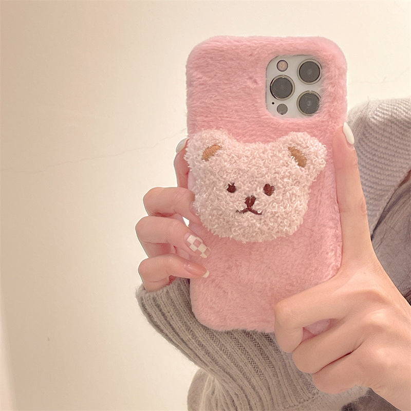 Plush Bear Model All-Inclusive Phone Case
