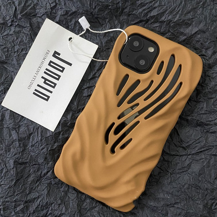 Titanium Gray Wind Hollowed Phone Cases