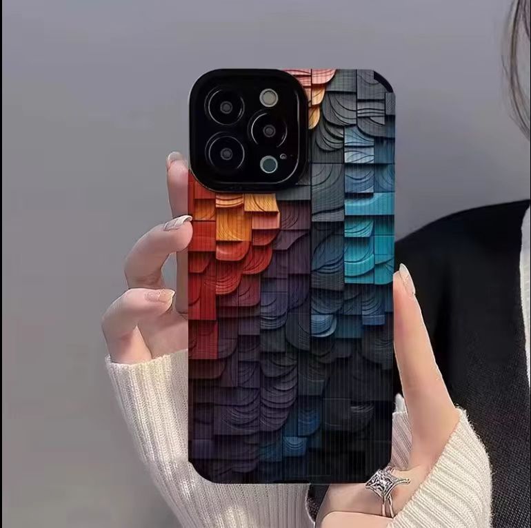 Black And White Leopard Print Phone Case