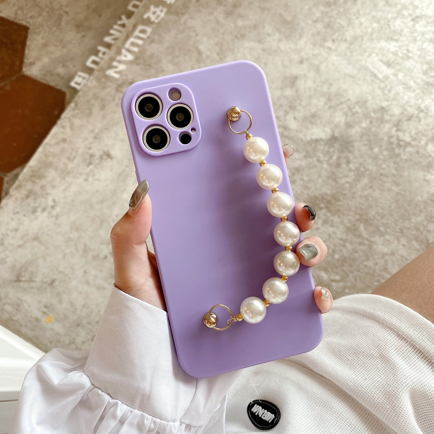 Rubik's Cube Straight Edge Fine Hole Mobile Phone Case