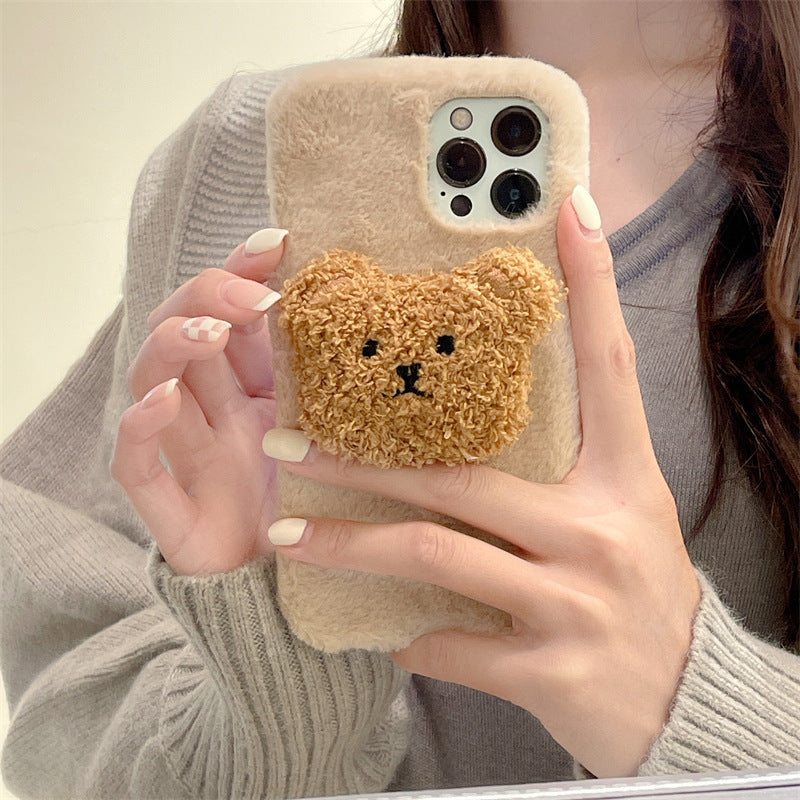 Plush Bear Model All-Inclusive Phone Case