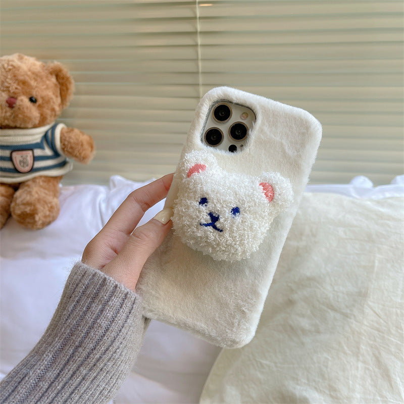 Plush Bear Model All-Inclusive Phone Case