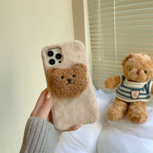 Plush Bear Model All-Inclusive Phone Case