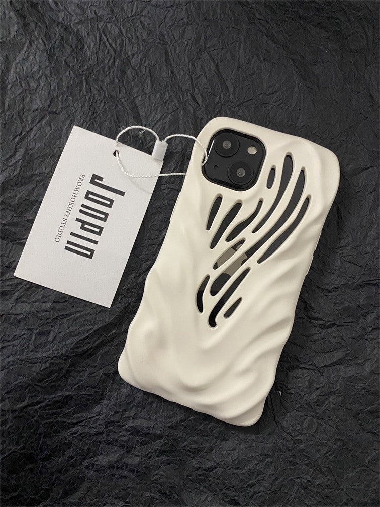 Titanium Gray Wind Hollowed  Phone Cases