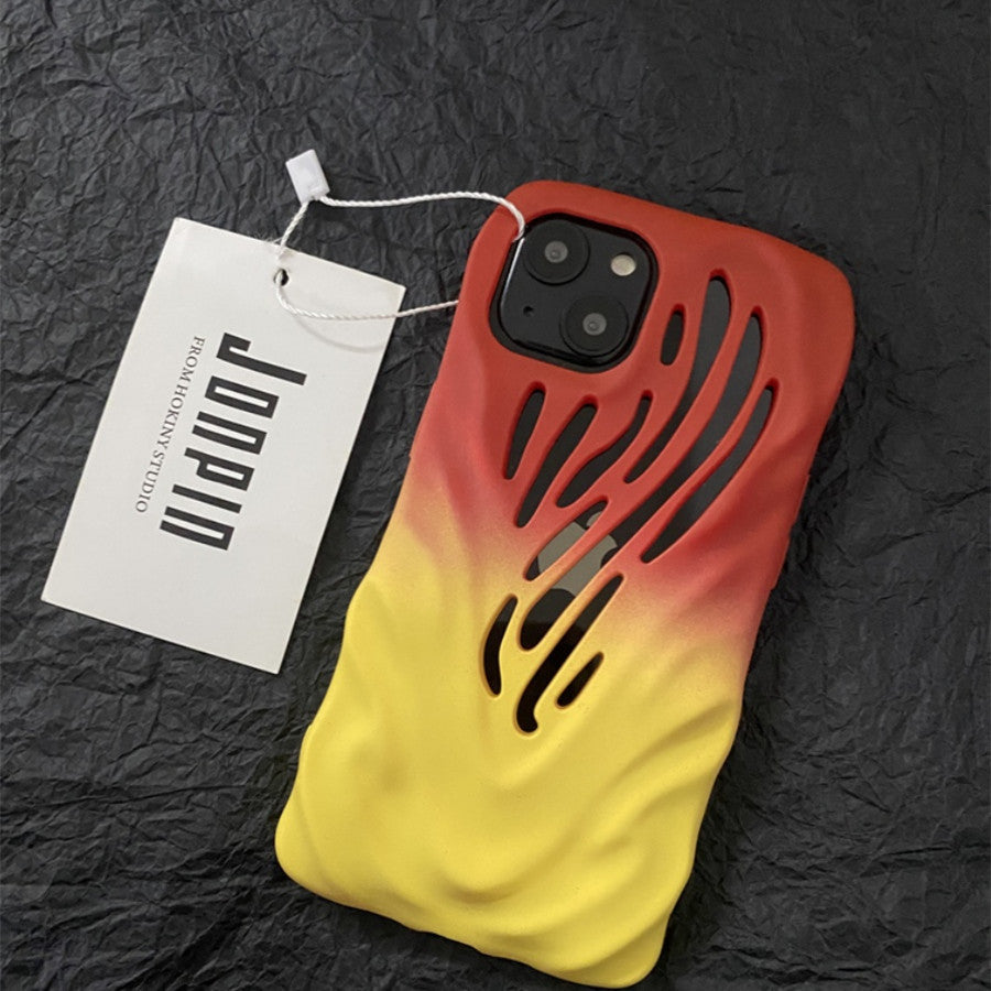 Titanium Gray Wind Hollowed  Phone Cases